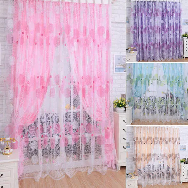 Romantic Tulle Curtain Window Screening with Nest Shaped Decoration for Living Room 19-00048
Romantic Tulle Curtain Window Screening with Nest Shaped Decoration for Living Room 19-00048