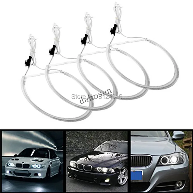 dahosun 4x131mm White CCFL LED Angel Eyes Halo Rings Light Headlight Lamp for BMW E36 E39 E46
dahosun 4x131mm White CCFL LED Angel Eyes Halo Rings Light Headlight Lamp for BMW E36 E39 E46