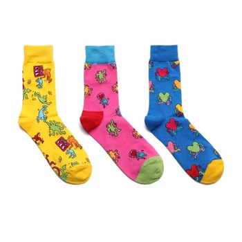 Men Socks Funny Cartoon Cute Love Harajuku Colorful Happy Korea Street Style Male Skateboard Hip Hop Vintage Casual Cotton Socks
Men Socks Funny Cartoon Cute Love Harajuku Colorful Happy Korea Street Style Male Skateboard Hip Hop Vintage Casual Cotton Socks