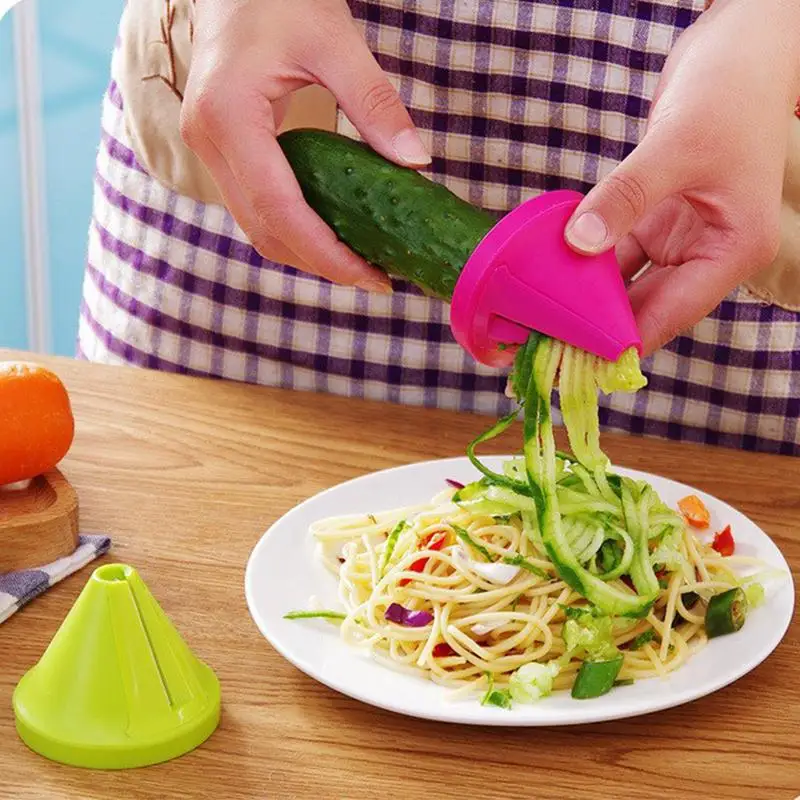 Kitchen Multi-function Cutter Creative Fashion Kitchen Gadget Funnel Vegetable Carrot Radish Cutter Shred Slicer Spiral Device
Kitchen Multi-function Cutter Creative Fashion Kitchen Gadget Funnel Vegetable Carrot Radish Cutter Shred Slicer Spiral Device