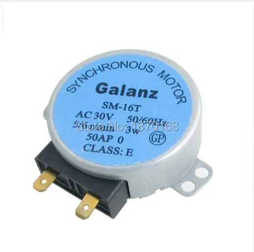 1 piece SM-16T AC 30V 3W 5/6 rpm Microwave Turntable Turn Table Motor Synchronous Motor SM-16T approx 14mm Spindle tall
1 piece SM-16T AC 30V 3W 5/6 rpm Microwave Turntable Turn Table Motor Synchronous Motor SM-16T approx 14mm Spindle tall