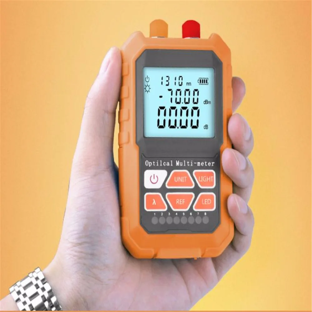 Handheld Mini Multifunction Optical Power Meter & 5MW Visual Fault Locator VFL Optical Laser Light Source with RJ45 Network test
Handheld Mini Multifunction Optical Power Meter & 5MW Visual Fault Locator VFL Optical Laser Light Source with RJ45 Network test