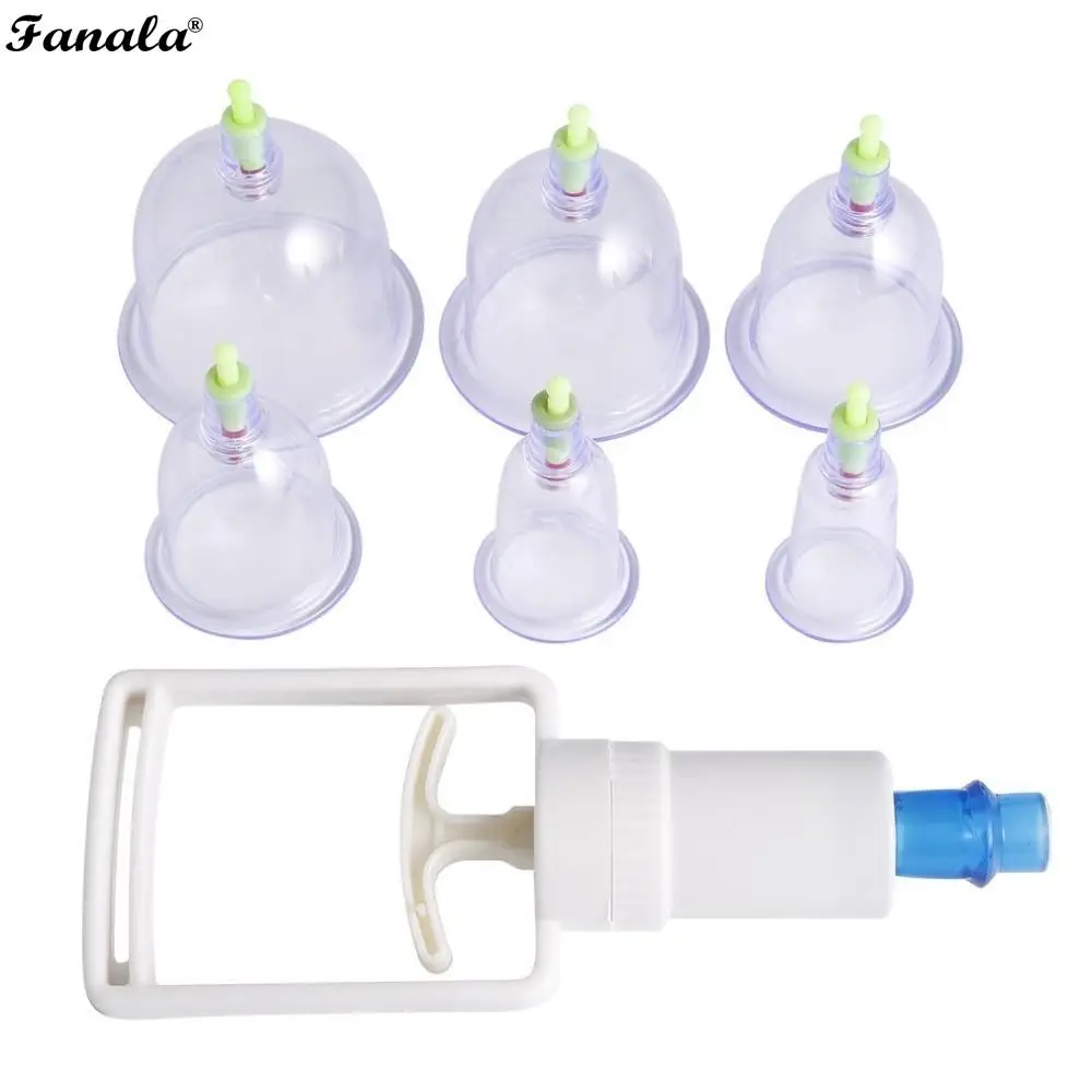 6 cups Chinese Medical Vacuum Body Cupping Set Portable Massage Therapy Kit Newest health care drop shipping
6 cups Chinese Medical Vacuum Body Cupping Set Portable Massage Therapy Kit Newest health care drop shipping