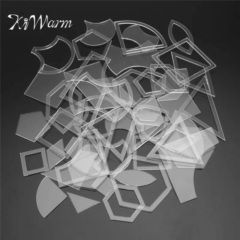 KiWarm 54Pcs Acrylic Patchwork Ruler Handmade Mixed Quilt Quilting Template Sewing Stencils Tool DIY Accessories
KiWarm 54Pcs Acrylic Patchwork Ruler Handmade Mixed Quilt Quilting Template Sewing Stencils Tool DIY Accessories