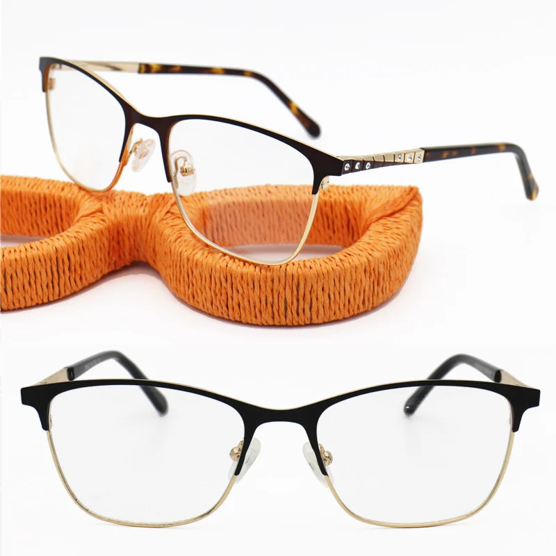 Square butterfly shape fullrim metal with acrylic decoration carving hyperopia myopia prescription classic eyeglasses for women
Square butterfly shape fullrim metal with acrylic decoration carving hyperopia myopia prescription classic eyeglasses for women