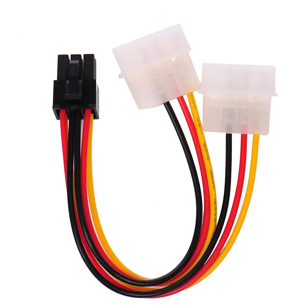 IDE 4PIN to 6PIN PCI Computer Graphics Card Power Cord Power Supply Line Molex to 6 Pin Cable
IDE 4PIN to 6PIN PCI Computer Graphics Card Power Cord Power Supply Line Molex to 6 Pin Cable