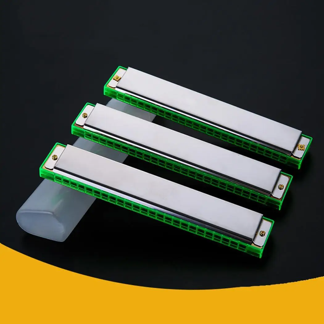24 Holes Harmonica Double Row Blow Hole Intelligence development, interest, emotion Harmonica Toy C major 91g
24 Holes Harmonica Double Row Blow Hole Intelligence development, interest, emotion Harmonica Toy C major 91g
