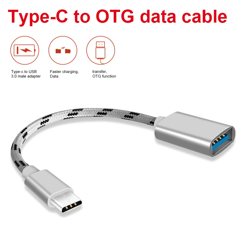 Type-C Male to OTG Female adapter Type C OTG Cable For Samsung S8 9 Macbook usb type-c for lightning charging cable adaptor cord
Type-C Male to OTG Female adapter Type C OTG Cable For Samsung S8 9 Macbook usb type-c for lightning charging cable adaptor cord
