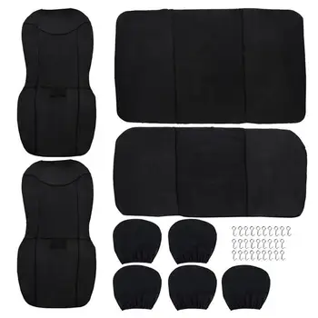 Black 9pcs/set Universal Car Seat Cover Breathable Auto Front Back Seat Protector single mesh no sponge Durable seat set
Black 9pcs/set Universal Car Seat Cover Breathable Auto Front Back Seat Protector single mesh no sponge Durable seat set