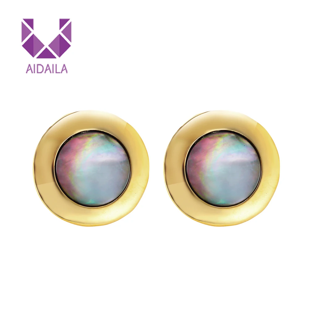 Stud Earrings Classical Ethnic Trendy Colorful Big Earrings for Women Copper Shell Round Long Women Earrings 2019 New
Stud Earrings Classical Ethnic Trendy Colorful Big Earrings for Women Copper Shell Round Long Women Earrings 2019 New