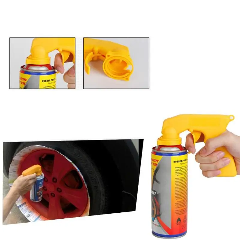 Handle Spray Adaptor Paint Care Aerosol Spray Guns Handle with Full Grip Trigger Locking Collar Car Maintenance Yellow Black
Handle Spray Adaptor Paint Care Aerosol Spray Guns Handle with Full Grip Trigger Locking Collar Car Maintenance Yellow Black