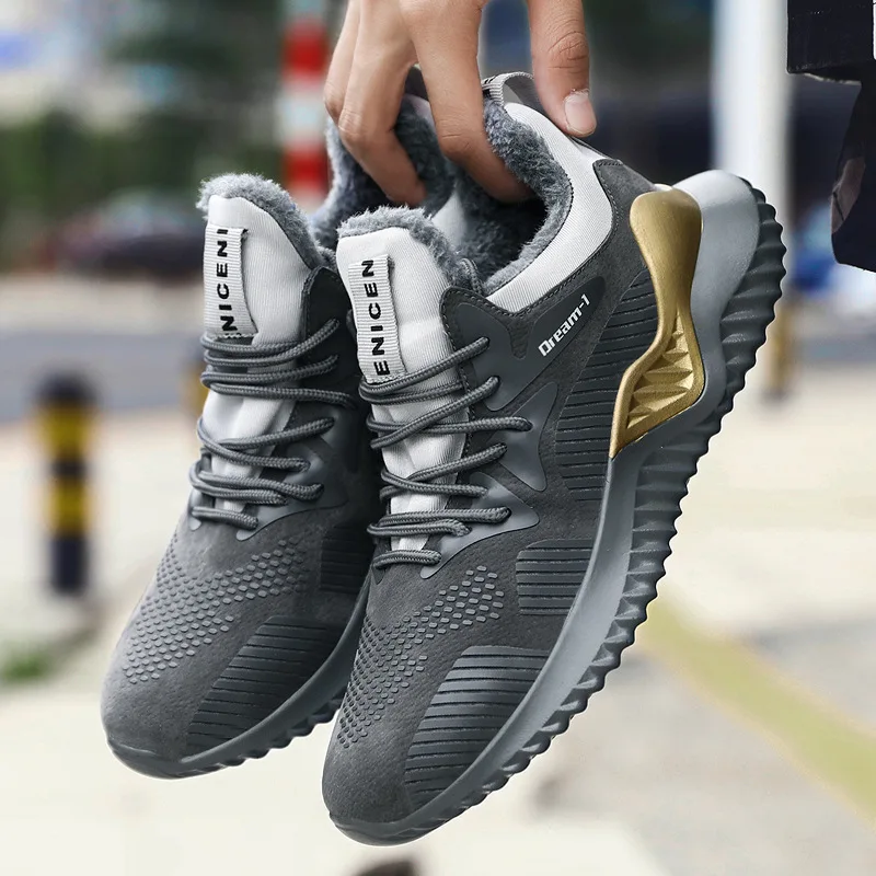 Men Boots Men's Winter Shoes Warm Snow Boots Mens Fur Plush High Top Ankle Boots Sneakers Work Shoes Men Botas Lace Up Footwear
Men Boots Men's Winter Shoes Warm Snow Boots Mens Fur Plush High Top Ankle Boots Sneakers Work Shoes Men Botas Lace Up Footwear