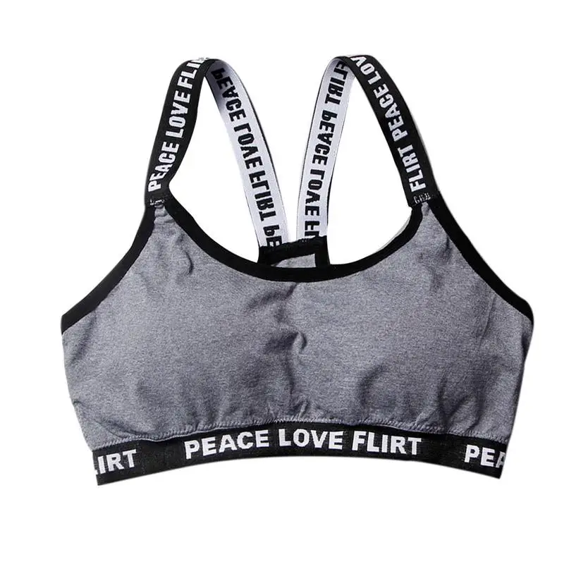 Bra Push Up Vest Letter Print Belt Seamless Girl Sports Wrapped Chest Top Gym Strap Ladies Vest Sportswear Sports Clothes
Bra Push Up Vest Letter Print Belt Seamless Girl Sports Wrapped Chest Top Gym Strap Ladies Vest Sportswear Sports Clothes