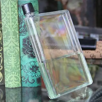 420ml Clear Book Portable Paper Pad Water Bottle Flat Drinks Cup Kettle Fash Brief Plastic Water Bottles
420ml Clear Book Portable Paper Pad Water Bottle Flat Drinks Cup Kettle Fash Brief Plastic Water Bottles