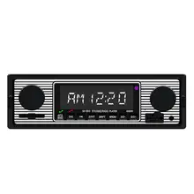 Bluetooth Vintage Auto Radio Mp3 Player Stereo Usb Aux Klassische Auto Stereo Audio Fahrzeug Integrierte Auto Radio Mp3 Player(China)