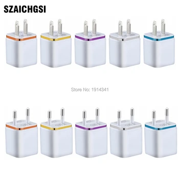 wholesale 100pcs/lot 5V 2.1/1A Double US EU plug AC Travel USB Wall Charger for iPhone x xr xs max 8 7 6 5 Cell Phone Adapter
wholesale 100pcs/lot 5V 2.1/1A Double US EU plug AC Travel USB Wall Charger for iPhone x xr xs max 8 7 6 5 Cell Phone Adapter