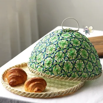 Bamboo Food Fruit Bread Basket Wicker Straw With Lid Picnic Round Kitchen Storage Rattan Panier Osier Home Decorative Container
Bamboo Food Fruit Bread Basket Wicker Straw With Lid Picnic Round Kitchen Storage Rattan Panier Osier Home Decorative Container