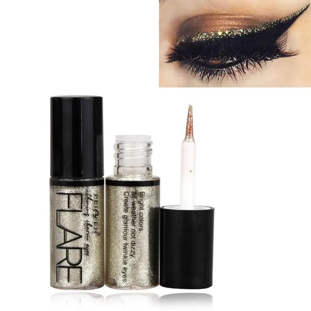 Fashion 5 Colors Glitter Eyeshadow For Easy to Wear Waterproof Liquid Eyeliner Beauty Eye Liner Makeup
Fashion 5 Colors Glitter Eyeshadow For Easy to Wear Waterproof Liquid Eyeliner Beauty Eye Liner Makeup