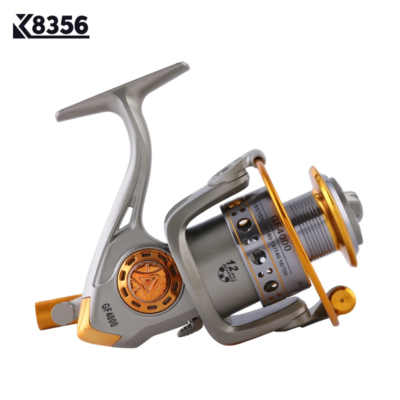 K8356 Plastic Fishing Spinning Reel Carp Fishing Reel GF1000~GF6000 12BB 5.2:1 Metal Line Cup Left/Right Handle Saltwater Wheel
K8356 Plastic Fishing Spinning Reel Carp Fishing Reel GF1000~GF6000 12BB 5.2:1 Metal Line Cup Left/Right Handle Saltwater Wheel