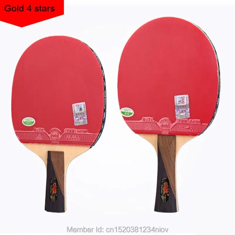 Original 729 finished racket gold 4 stars loop with fast attack table tennis racket ping pong gift one case
Original 729 finished racket gold 4 stars loop with fast attack table tennis racket ping pong gift one case