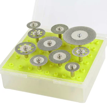10-in-1 16mm to 40mm Ultrathin Premium Durable Stable Circular Saw Blades Diamond Cutting Wheel Set
10-in-1 16mm to 40mm Ultrathin Premium Durable Stable Circular Saw Blades Diamond Cutting Wheel Set