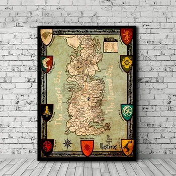 The Seven Kingdoms of Westeros Posters Canvas Painting Print Home Decoration Wall Art Decor No Frame
The Seven Kingdoms of Westeros Posters Canvas Painting Print Home Decoration Wall Art Decor No Frame