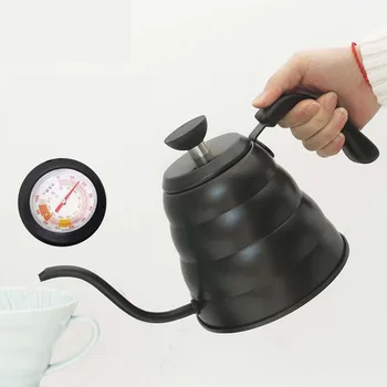 1200ML 304 Stainless Steel V60 Drip Kettle with thermometer Home use tea pot Barista Coffee Tool 2018 New In stocked DIY
1200ML 304 Stainless Steel V60 Drip Kettle with thermometer Home use tea pot Barista Coffee Tool 2018 New In stocked DIY