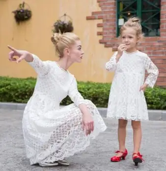 Mother Daughter Dresses Fashion Autumn Mom Daughter Lace Hollow Dress Family Matching Mommy and me Clothes
Mother Daughter Dresses Fashion Autumn Mom Daughter Lace Hollow Dress Family Matching Mommy and me Clothes