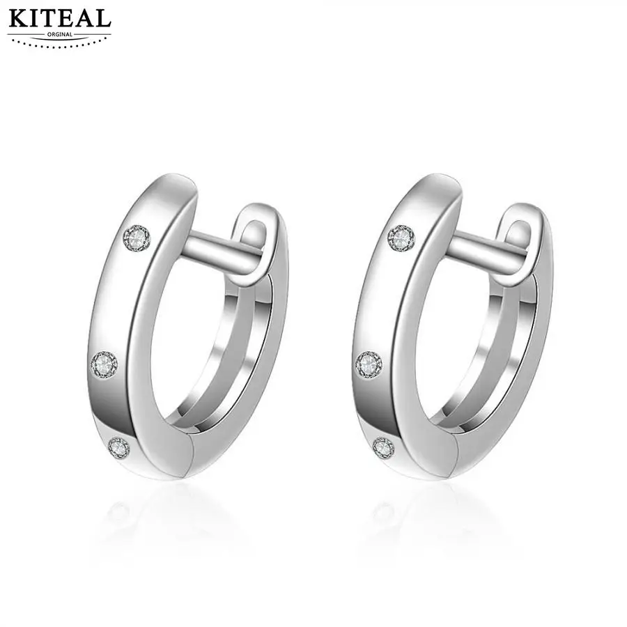 new KITEAL 925 jewelry silver/rose gold color female earrings 11mm small hoop AAA zircon pendientes margarida
new KITEAL 925 jewelry silver/rose gold color female earrings 11mm small hoop AAA zircon pendientes margarida
