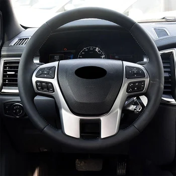 My Good Car ABS Chrome Car Steering Wheel Decoration Cover Trim Stickers for Ford Everest Explorer Endeavour 2015 - 2018
My Good Car ABS Chrome Car Steering Wheel Decoration Cover Trim Stickers for Ford Everest Explorer Endeavour 2015 - 2018