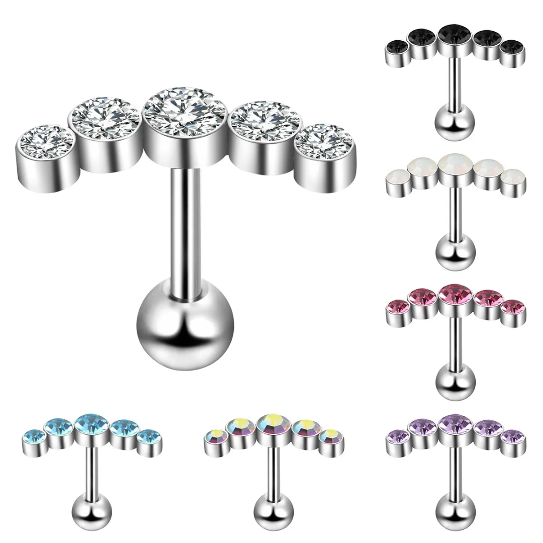 Shellhard Crystal Barbell Earring Tragus Body Piercing Ball Punk Charms Unisex Geometric Shape Nose Ring Lip Body Jewelry
Shellhard Crystal Barbell Earring Tragus Body Piercing Ball Punk Charms Unisex Geometric Shape Nose Ring Lip Body Jewelry
