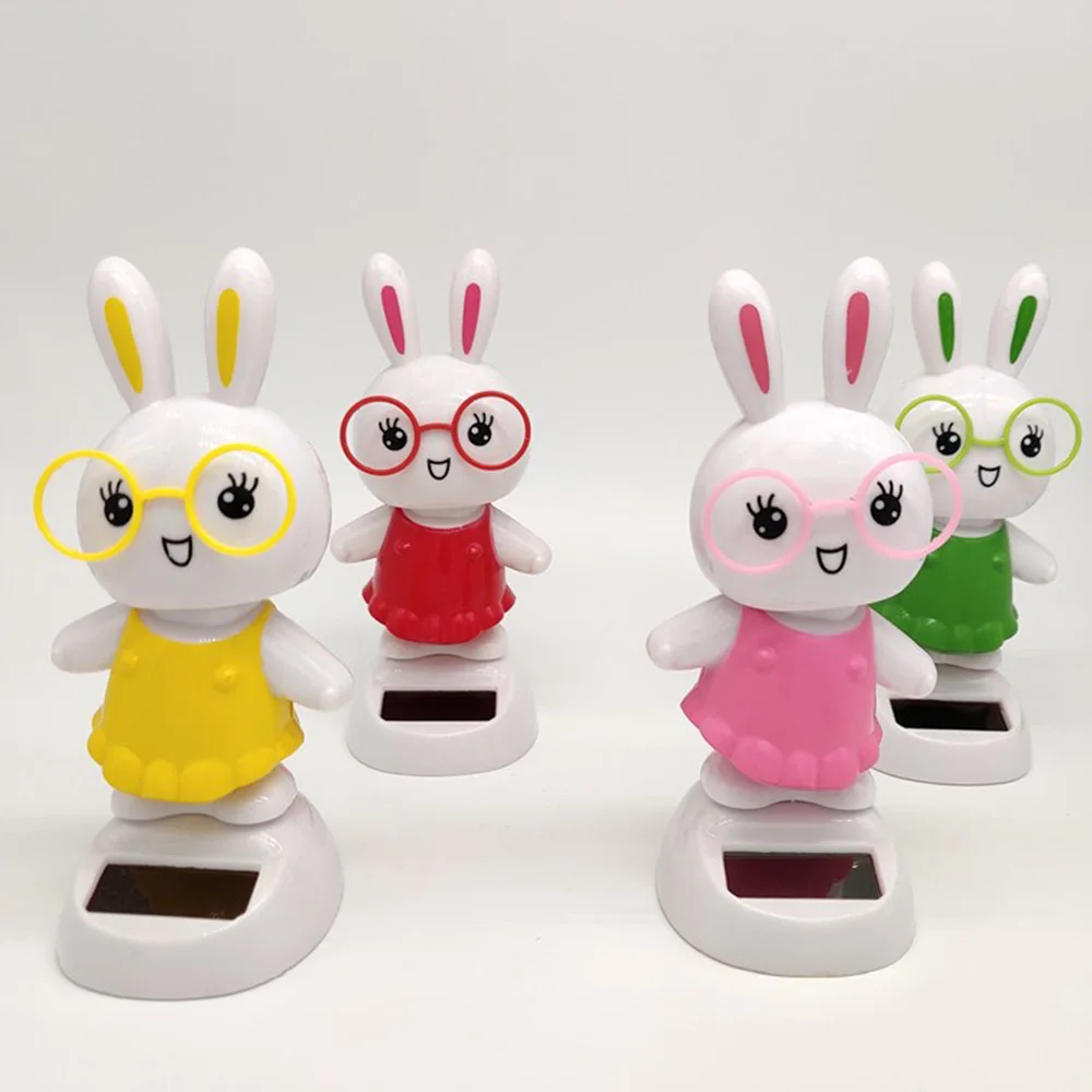 Car Ornaments Cute Dancing Swinging Head Rabbit Doll Automobile Interior Decoration Toys Solar Bobble Dancer Automotive Decor
Car Ornaments Cute Dancing Swinging Head Rabbit Doll Automobile Interior Decoration Toys Solar Bobble Dancer Automotive Decor