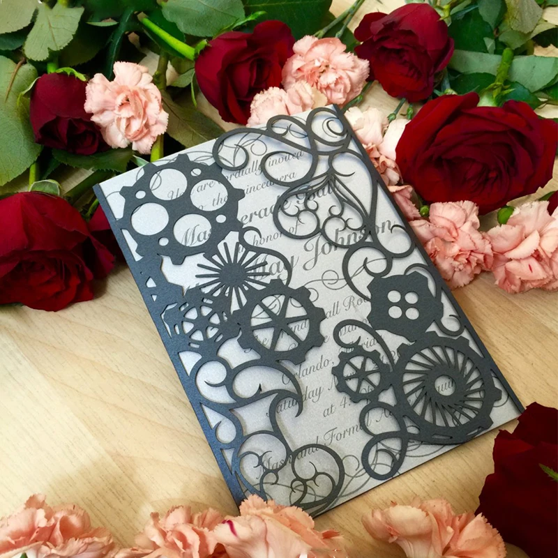 Scrapbooking Card Making Line Die Cut Embellishments Card Topper Flower Border