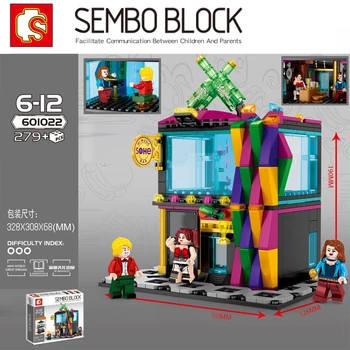 Volume sales KTV Bar Pub Streetscape series Building Blocks Bricks Compatible with legoinset Model toys Sembo 601022
Volume sales KTV Bar Pub Streetscape series Building Blocks Bricks Compatible with legoinset Model toys Sembo 601022