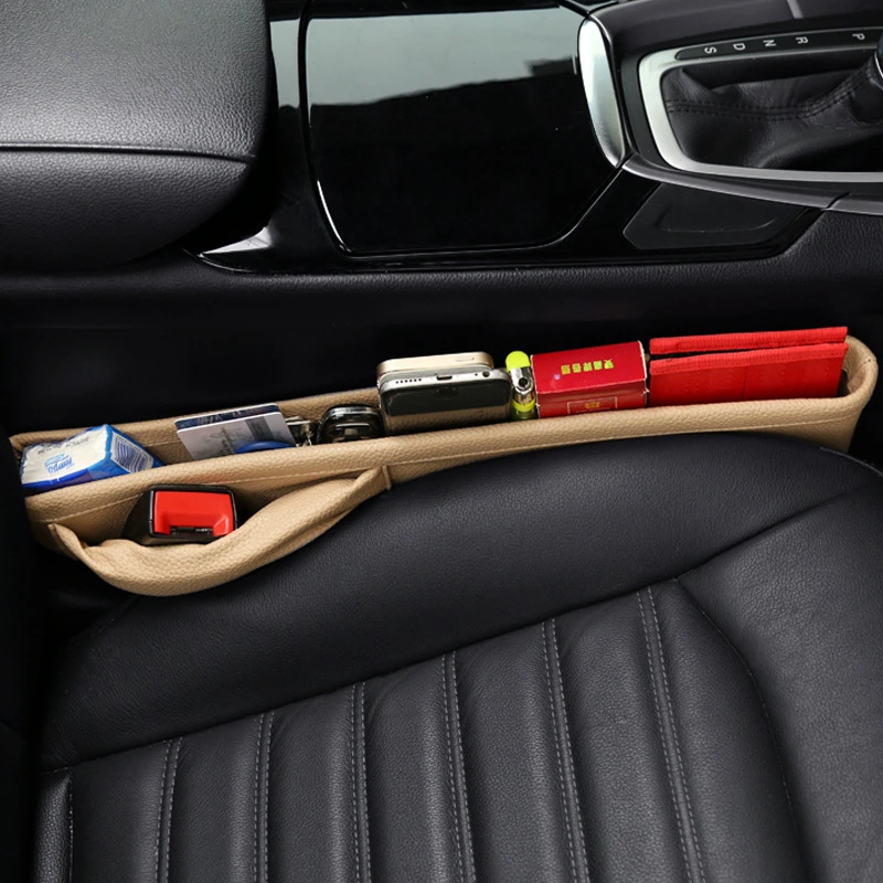 2pcs Universal Car Seat Gap Pockets Leather Auto Seats Filler Leak Stop Pad Spacer Holster Phone Organizer Storage Bags
2pcs Universal Car Seat Gap Pockets Leather Auto Seats Filler Leak Stop Pad Spacer Holster Phone Organizer Storage Bags