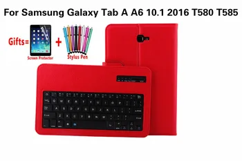 Removable Wireless Bluetooth 3.0 Keyboard Case for Samsung Galaxy Tab A A6 10.1 2016 T580 T585 T580N T585N Funda cover+ Flim+Pen
Removable Wireless Bluetooth 3.0 Keyboard Case for Samsung Galaxy Tab A A6 10.1 2016 T580 T585 T580N T585N Funda cover+ Flim+Pen