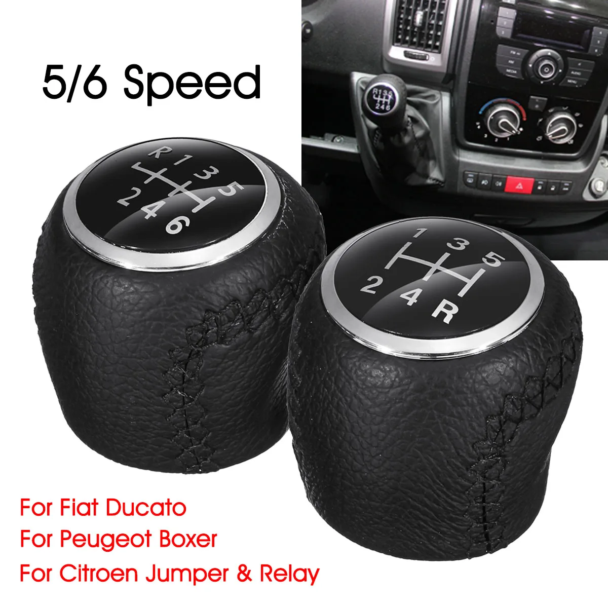 5/6 Speed Manual Gear Shift Knob Shifter Lever Knob Head For Citroen Jumper Relay For Fiat Ducato For Peugeot Boxer
5/6 Speed Manual Gear Shift Knob Shifter Lever Knob Head For Citroen Jumper Relay For Fiat Ducato For Peugeot Boxer
