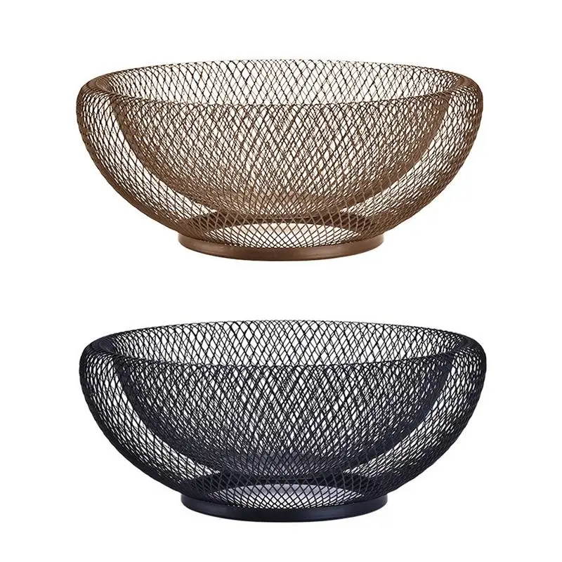Wrought Iron Storage Basket Nordic Creative Double Fruit Basket Modern Living Room Home Dried Fruit Candy Biscuit Storage Box
Wrought Iron Storage Basket Nordic Creative Double Fruit Basket Modern Living Room Home Dried Fruit Candy Biscuit Storage Box