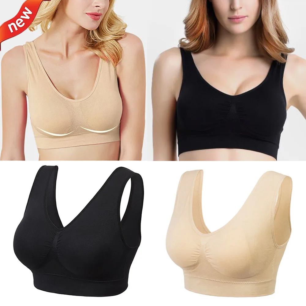 Women Wire Free Bra Running Bra Gym Fitness Women Seamless Padded Vest Tanks Breathable and Soft Lingeries Brassiere Underwear
Women Wire Free Bra Running Bra Gym Fitness Women Seamless Padded Vest Tanks Breathable and Soft Lingeries Brassiere Underwear
