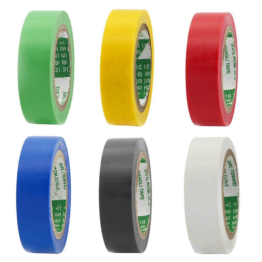 1/2/3 Rolls PVC High Voltage Electrical Insulation Tape Waterproof Safely Flame Retardant Adhesive Tape Home Improvement 9mx18mm
1/2/3 Rolls PVC High Voltage Electrical Insulation Tape Waterproof Safely Flame Retardant Adhesive Tape Home Improvement 9mx18mm