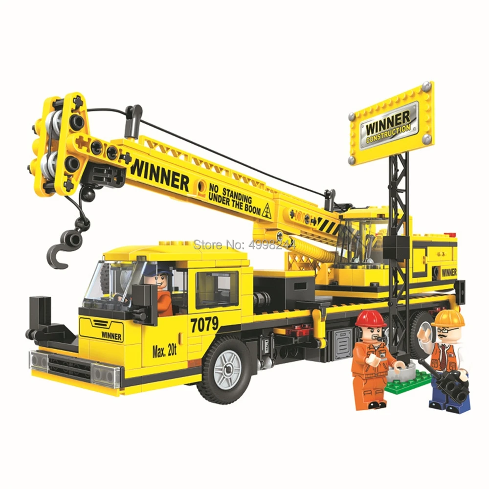 7079 507pcs City Engineering Construction Team Crane Winner Building Blocks Bricks Toy
7079 507pcs City Engineering Construction Team Crane Winner Building Blocks Bricks Toy