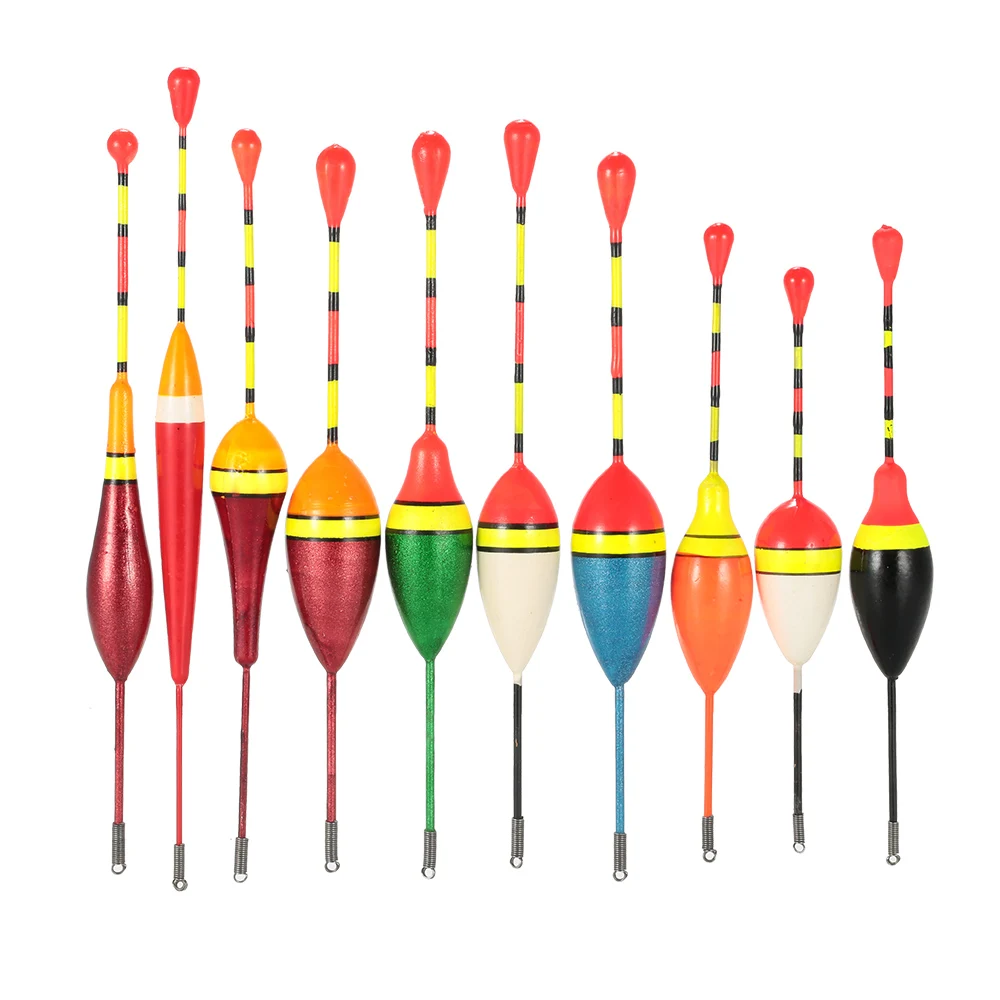 10pcs Multi-purpose Light Floaters Fishing Floats Set Buoyant Bite Strike Indicator Float Buoy Fishing Angling Equipment
10pcs Multi-purpose Light Floaters Fishing Floats Set Buoyant Bite Strike Indicator Float Buoy Fishing Angling Equipment