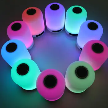 Night Light Bluetooth Speaker Simple Portable Speaker Wireless Touch Control Speaker Color LED Bed Table Light Support FM Radio
Night Light Bluetooth Speaker Simple Portable Speaker Wireless Touch Control Speaker Color LED Bed Table Light Support FM Radio