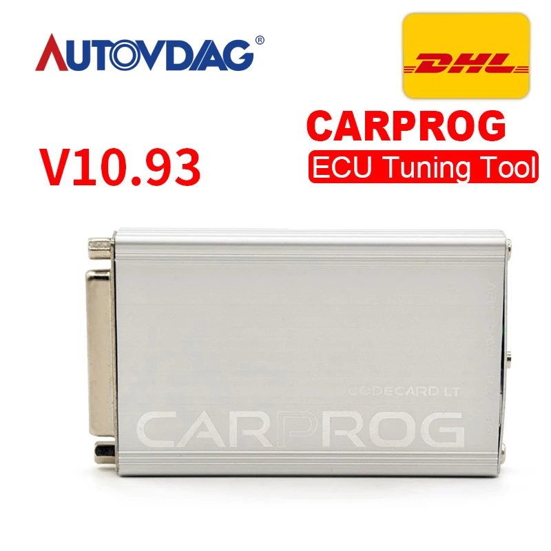 DHL Free Shipping Carprog V10.05 Full Newest Version (With All 21 Items Adapters) Professional CAR PROG Programmer |