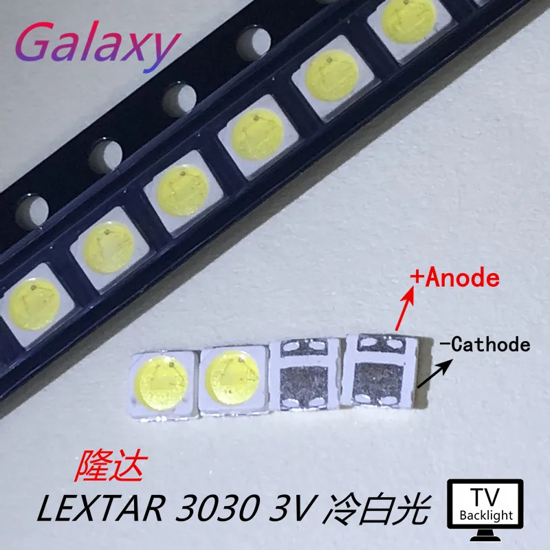 Lextar светодиодный Подсветка высокое Мощность 1 5 Вт 3030 3V холодный белый 150 187LM PT30W45 V1