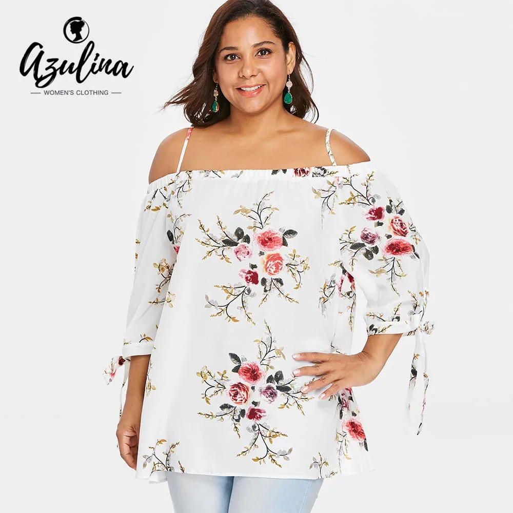 Rosegal Plus Size Blouse 5XL Off the Shoulder Top Women Clothes Floral Print Summer Chiffon Shirt Sexy Loose Big Size tee shirts
Rosegal Plus Size Blouse 5XL Off the Shoulder Top Women Clothes Floral Print Summer Chiffon Shirt Sexy Loose Big Size tee shirts