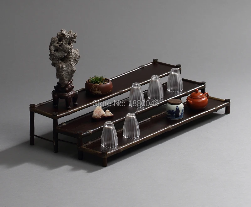 Three Layers Bamboo Tea Rack Teaware shelf teapot shelf Tea Trays Tea Saucer Chinese teacup collection Crafts display tray
Three Layers Bamboo Tea Rack Teaware shelf teapot shelf Tea Trays Tea Saucer Chinese teacup collection Crafts display tray
