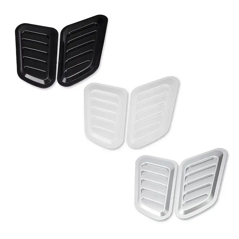 2Pcs Car Fake Outlet Decoration Modified Vent Hard Plastic Glue Hood False Air Flow Intake Cover Auto Accessories Supplies
2Pcs Car Fake Outlet Decoration Modified Vent Hard Plastic Glue Hood False Air Flow Intake Cover Auto Accessories Supplies