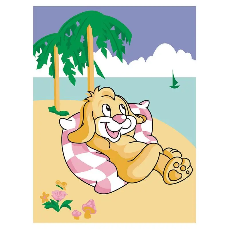 DIY Painting By Numbers 1PC Colorful Puppy beach Kit Hand Painted Oil Painting Unique Gift For Home Decor
DIY Painting By Numbers 1PC Colorful Puppy beach Kit Hand Painted Oil Painting Unique Gift For Home Decor