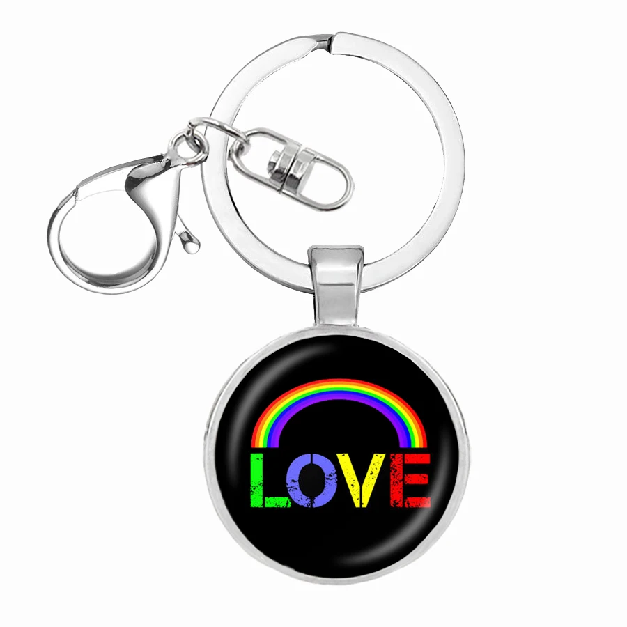 Lgbt pride подвеска в подарок для лесбиянок брелок ключей радуга гей ключей|Брелоки| |
